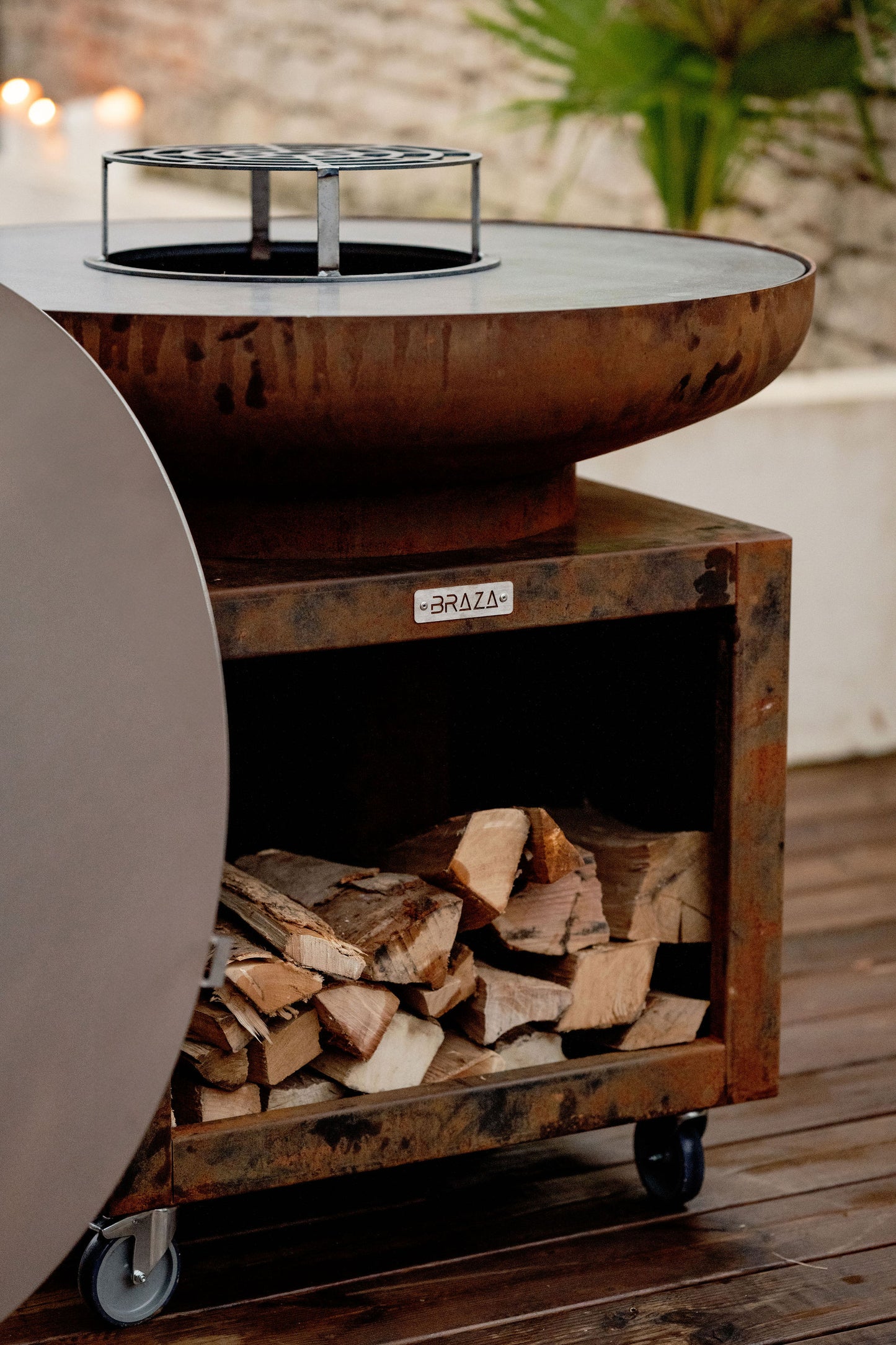 Brasero Plancha R100 | Corten