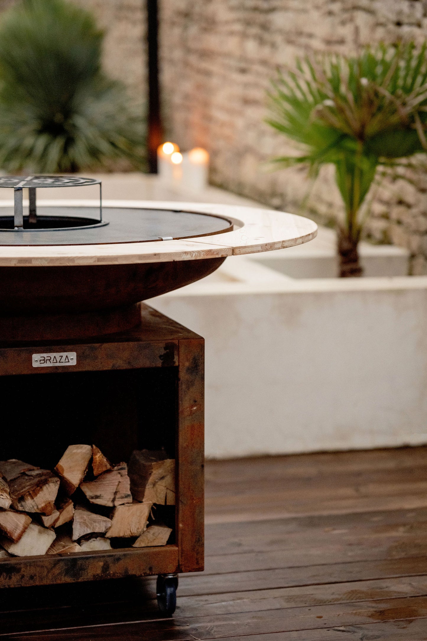 Brasero Plancha R100 | Corten